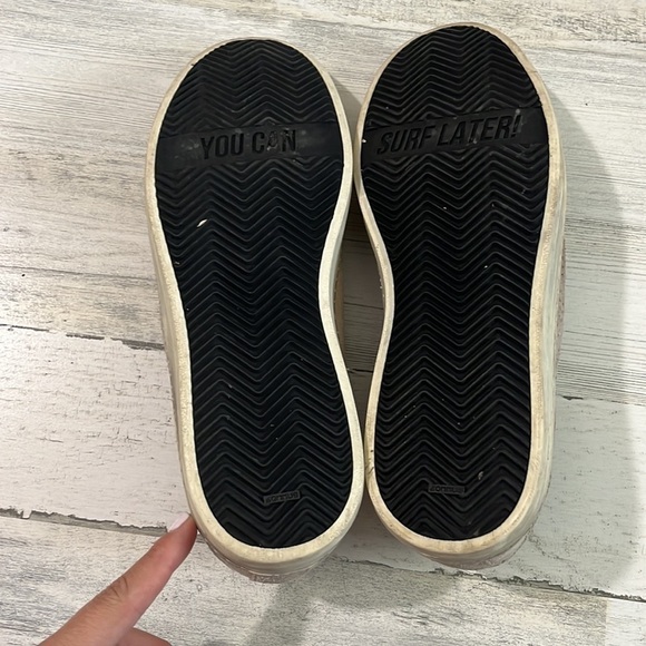 P448 John Sneakers Womens 43 US 12.5-13 Blush Pale Pink Suede Low Top Shoes - Picture 10 of 10